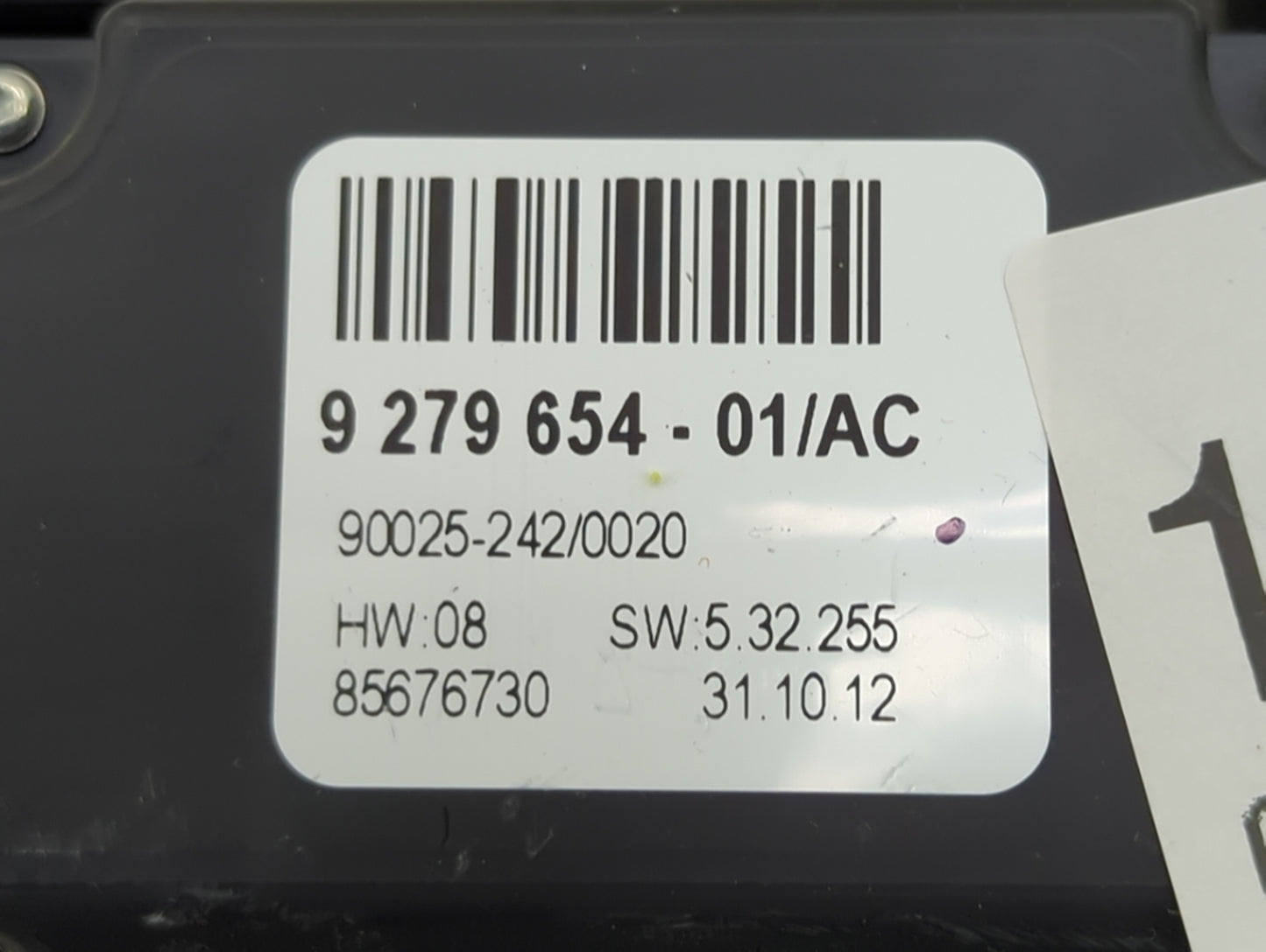 2007-2013 Bmw X5 Climate Control Module Temperature AC/Heater Replacement P/N:9279654-01/AC 9279654 Fits OEM Used Auto Parts