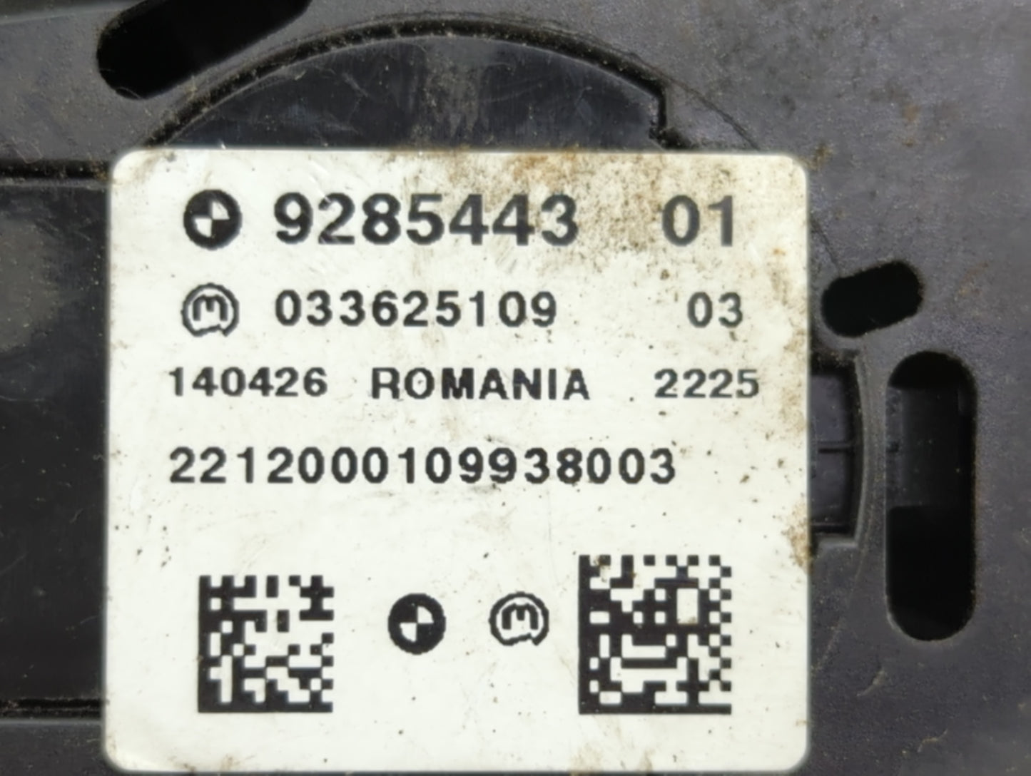 2013 Bmw X5 Radio AM FM Cd Player Receiver Replacement P/N:9285443 033625109, 2212000109938003 Fits OEM Used Auto Parts - Oe