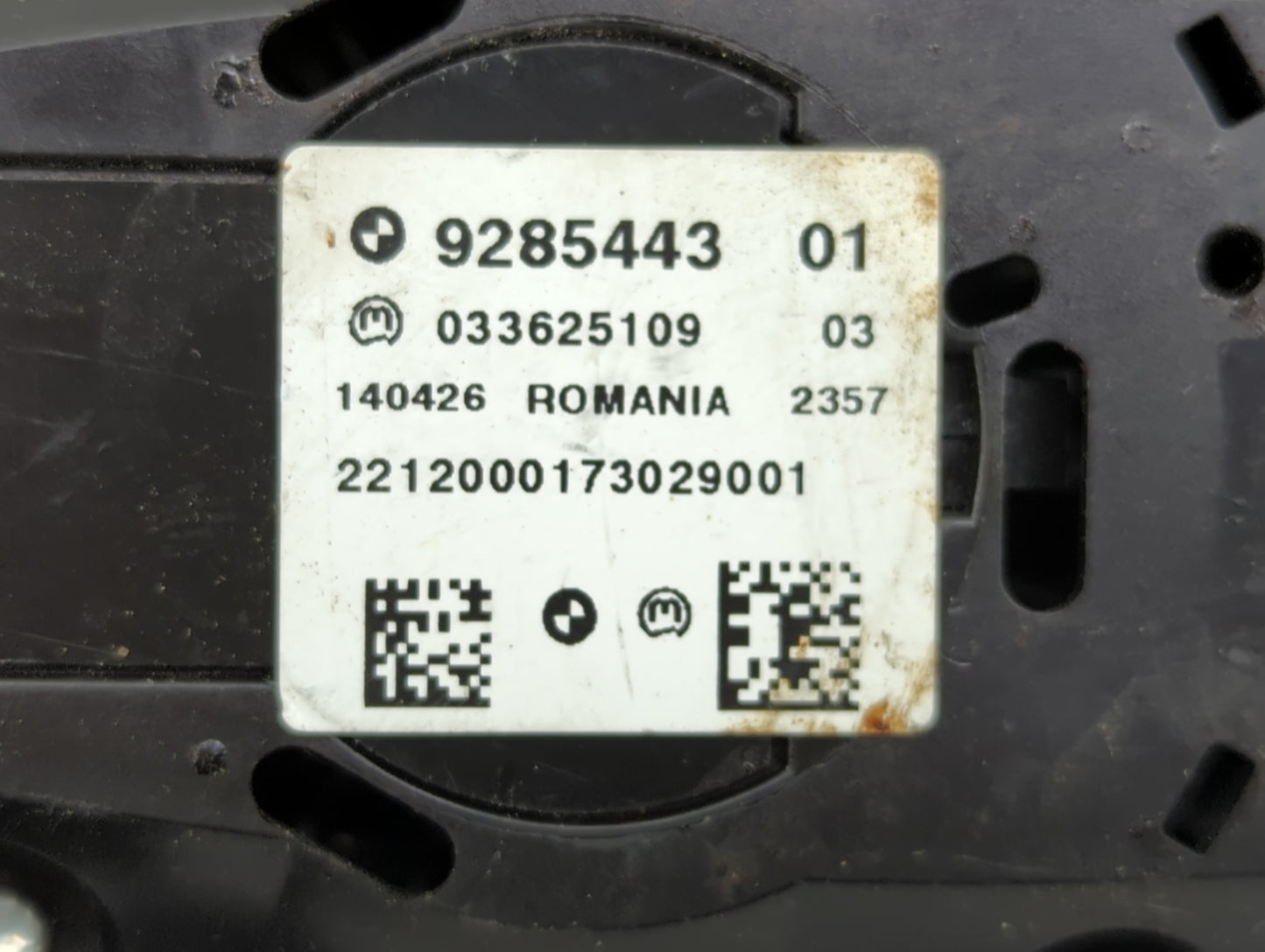 2013 Bmw X5 Radio AM FM Cd Player Receiver Replacement P/N:9285443 033625109 Fits OEM Used Auto Parts - Oemusedautoparts1.co