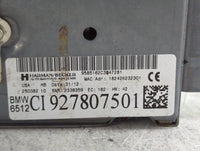 2013 Bmw X5 Radio AM FM Cd Player Receiver Replacement P/N:9585162C3047281 CI927807501, 1669303 Fits OEM Used Auto Parts - O