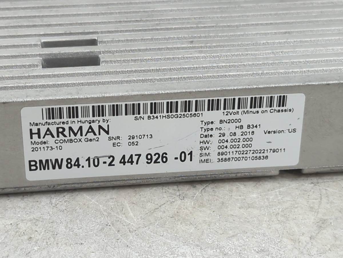2011-2013 Bmw X5 Audio Control Module - Oemusedautoparts1.com
