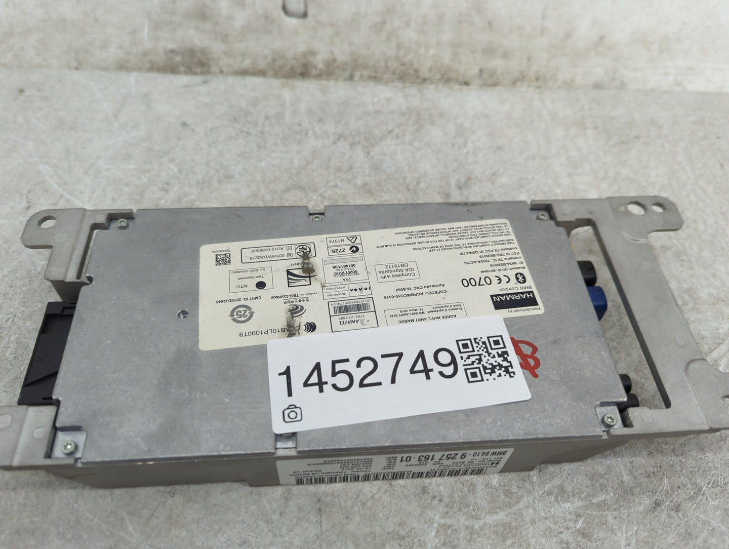 2011-2013 Bmw X5 Telematics Control Module 1452749 - Oemusedautoparts1.com