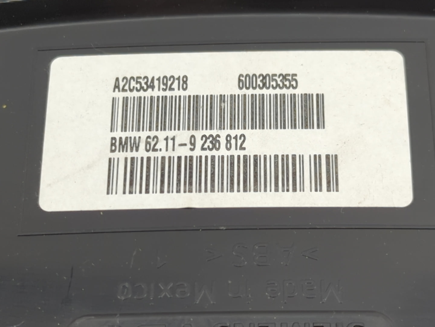 2011-2013 Bmw X5 Instrument Cluster Speedometer Gauges P/N:600305355 A2C53419218 Miles: Fits Fits 2011 2012 2013 OEM Used Au