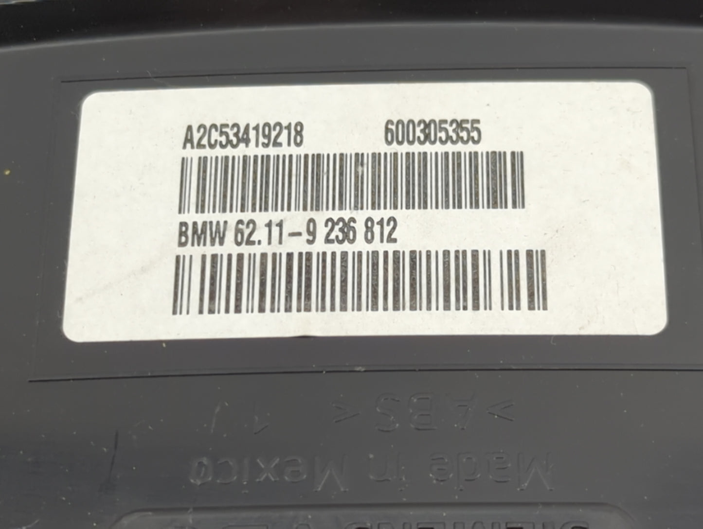 2011-2013 Bmw X5 Instrument Cluster Speedometer Gauges P/N:600305355 A2C53419218 Miles: Fits Fits 2011 2012 2013 OEM Used Au
