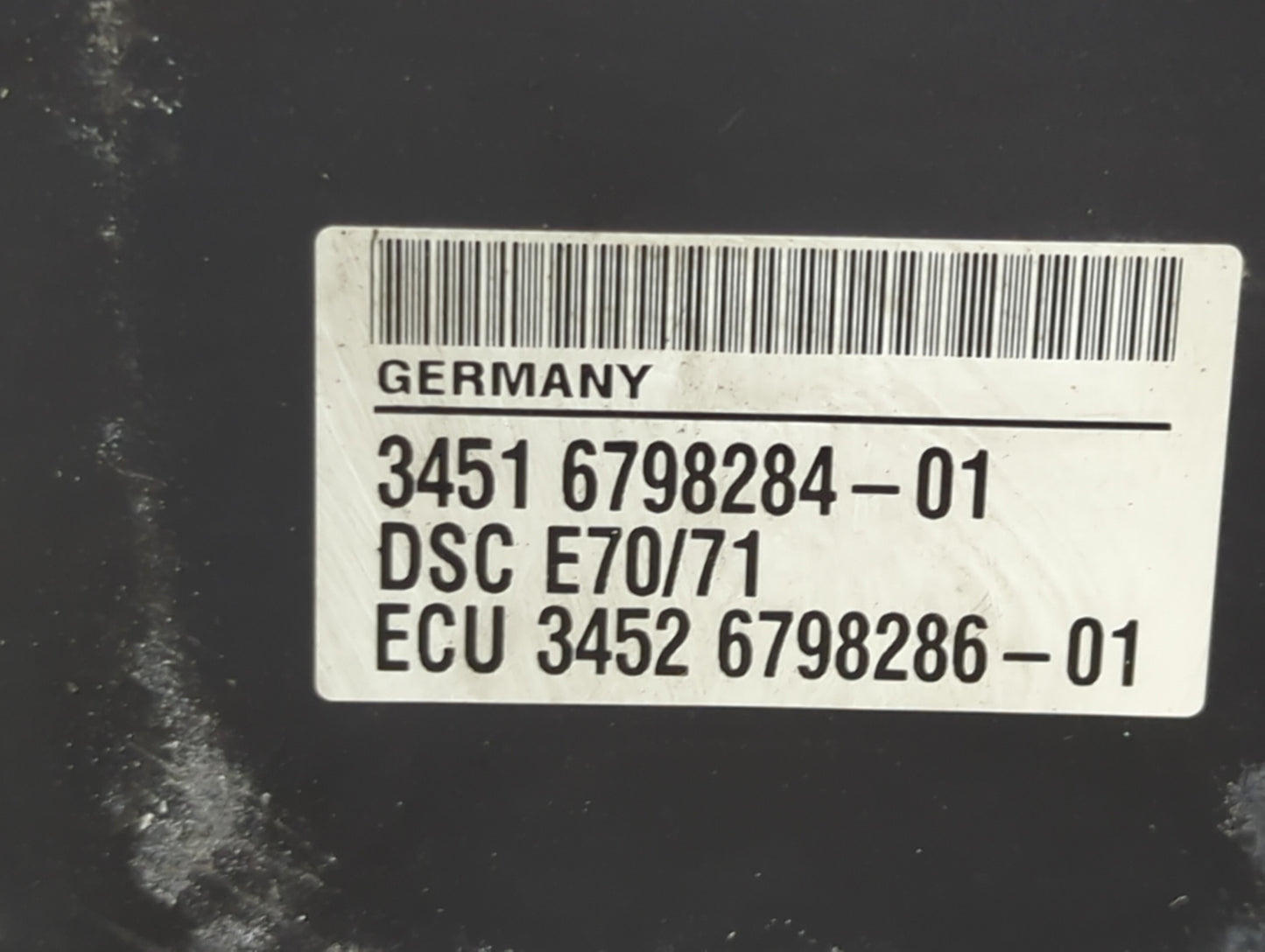 2007-2013 Bmw X5 ABS Pump Control Module Replacement P/N:6854702-01 Fits Fits 2007 2008 2009 2010 2011 2012 2013 2014 OEM Us