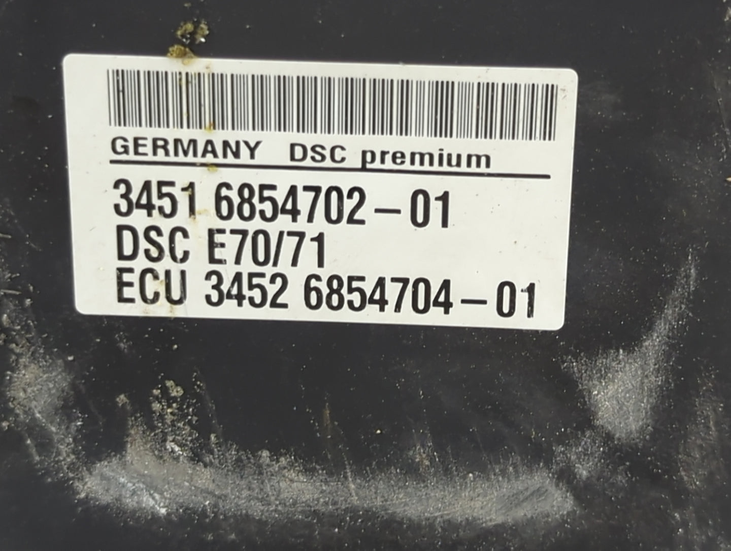 2007-2013 Bmw X5 ABS Pump Control Module Replacement P/N:6854702-01 Fits Fits 2007 2008 2009 2010 2011 2012 2013 2014 OEM Us