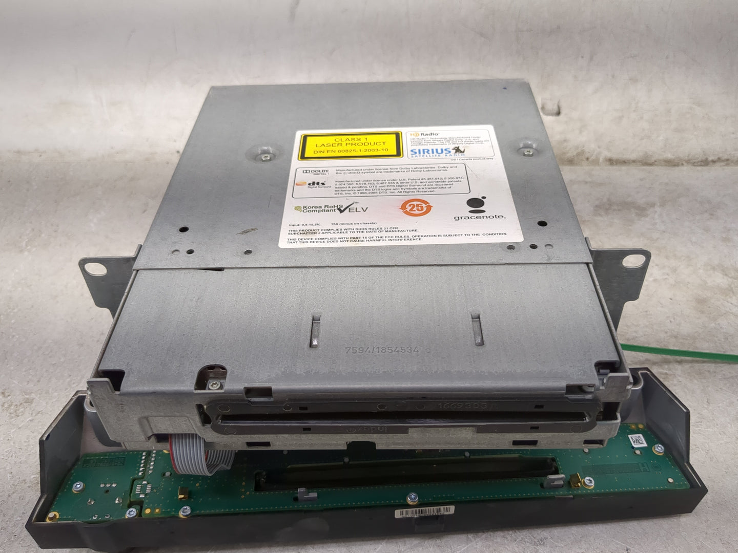 2013 Bmw X5 Radio AM FM Cd Player Receiver Replacement P/N:9278073 Fits OEM Used Auto Parts - Oemusedautoparts1.com
