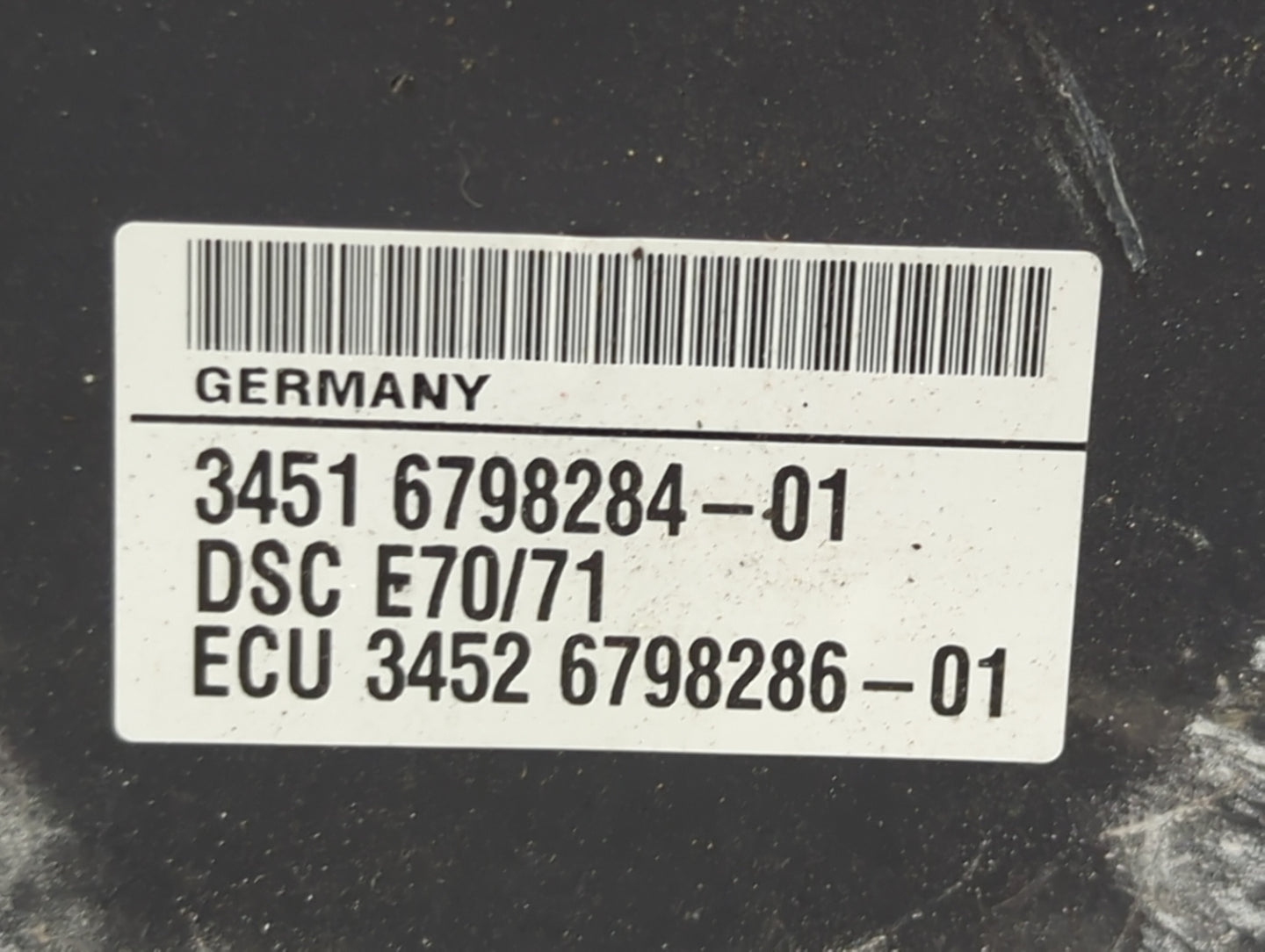 2007-2013 Bmw X5 ABS Pump Control Module Replacement P/N:6854702-01 Fits Fits 2007 2008 2009 2010 2011 2012 2013 2014 OEM Us