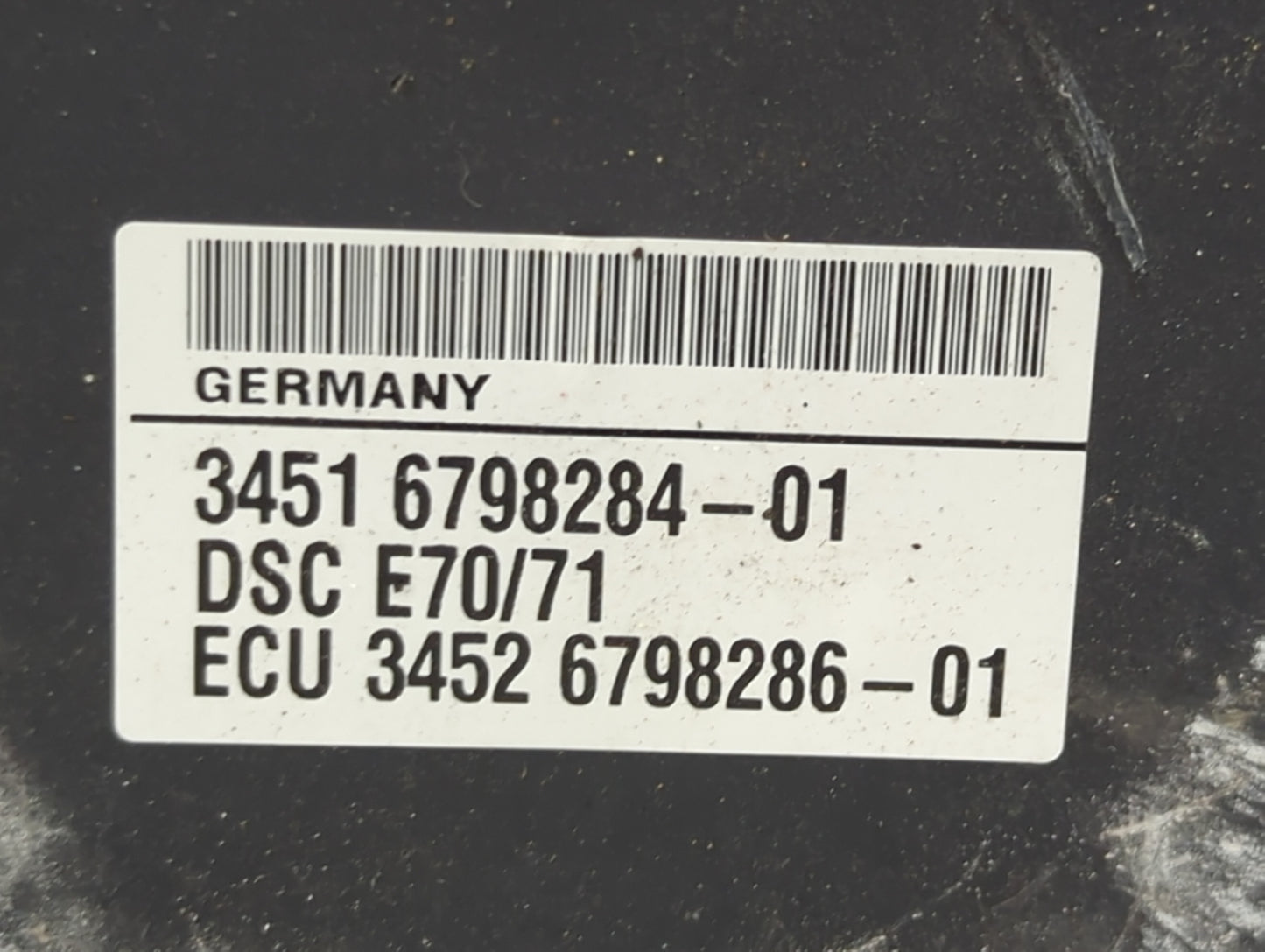 2007-2013 Bmw X5 ABS Pump Control Module Replacement P/N:6854702-01 Fits Fits 2007 2008 2009 2010 2011 2012 2013 2014 OEM Us