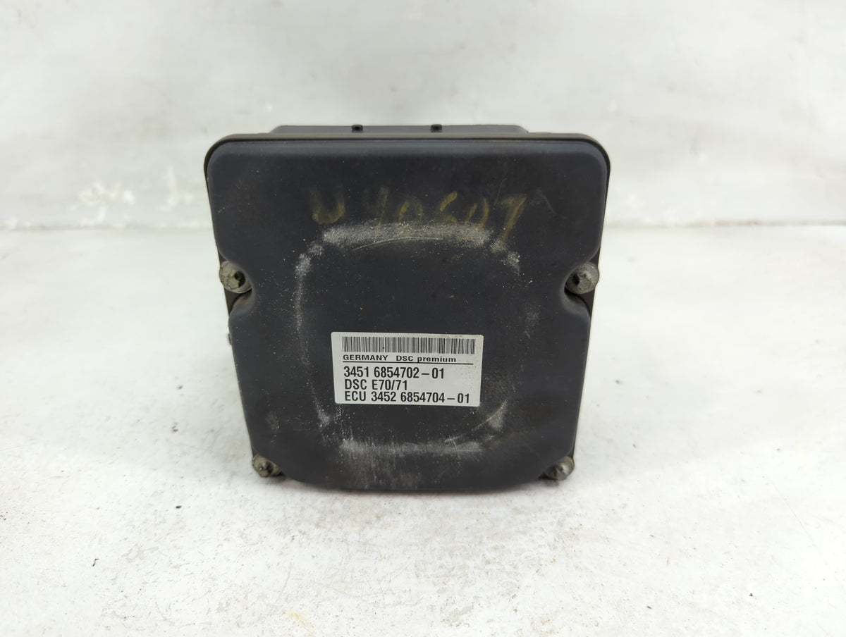 2007-2013 Bmw X5 Anti-Lock Brake ABS Pump Module Actuator OEM P/N:3451 6854702-01 3452 6854704-01 Fits OEM Used Auto Parts -