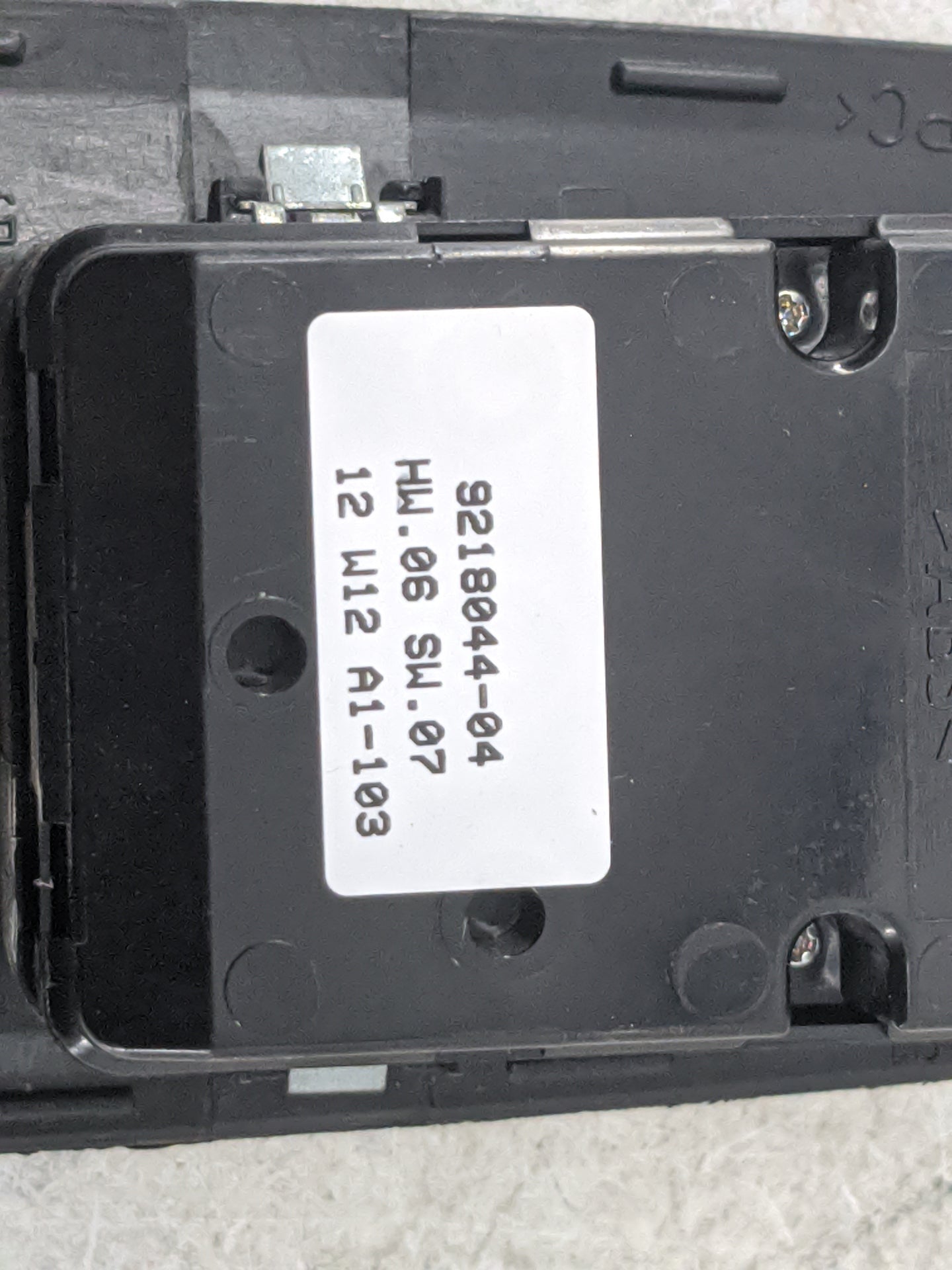 2007-2013 Bmw X5 Master Power Window Switch Replacement Driver Side Left P/N:9218044-04 Fits OEM Used Auto Parts - Oemusedau