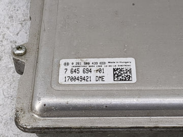 2013 Bmw X5 PCM Engine Control Computer ECU ECM PCU OEM P/N:0261S00439 7645694-01, 170049421 Fits Fits 2012 2014 OEM Used Auto Parts