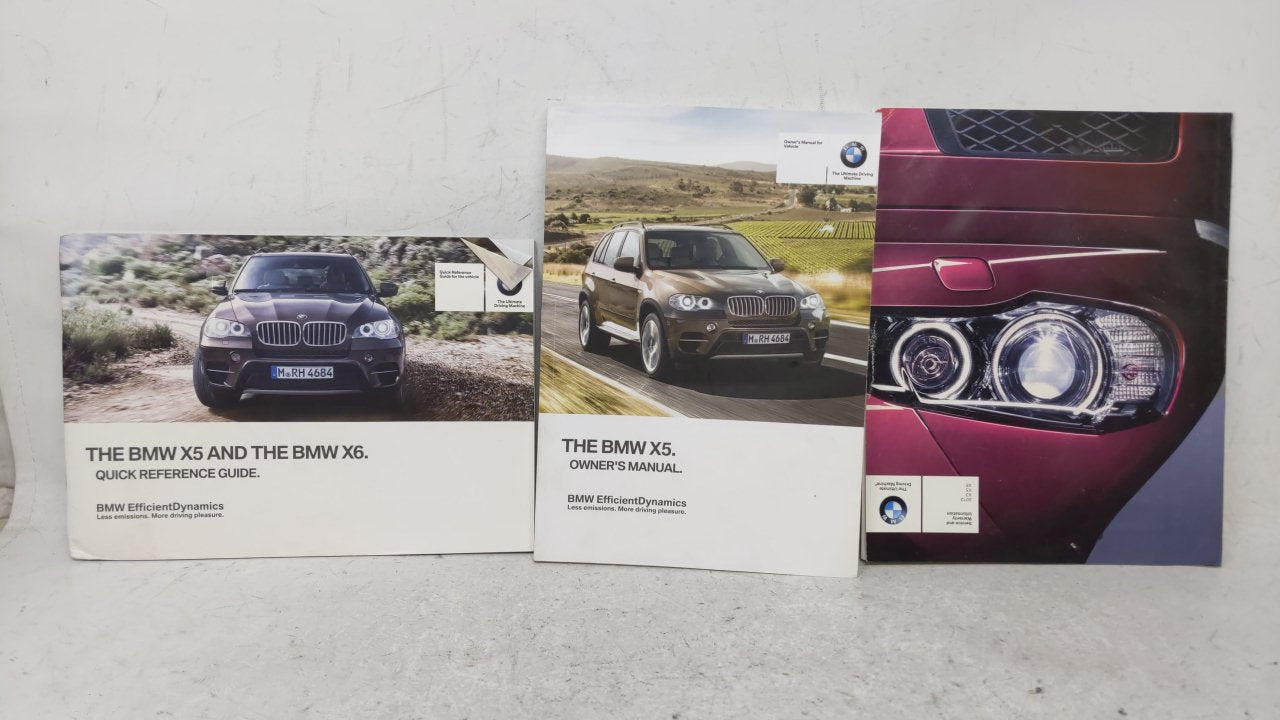 2013 Bmw X5 Owners Manual Book Guide OEM Used Auto Parts - Oemusedautoparts1.com