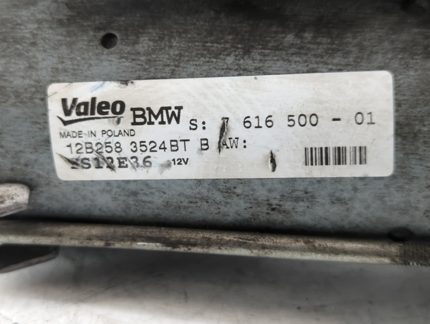 2011-2013 Bmw X5 Car Starter Motor Solenoid OEM P/N:7 616 500-01 Fits Fits 2011 2012 2013 2014 2015 2016 OEM Used Auto Parts