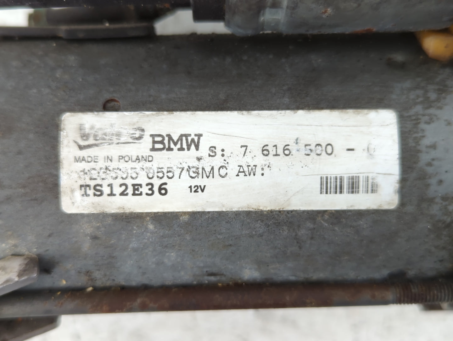 2011-2013 Bmw X5 Car Starter Motor Solenoid OEM P/N:616 500 TS12E36 Fits Fits 2011 2012 2013 2014 2015 2016 OEM Used Auto Pa