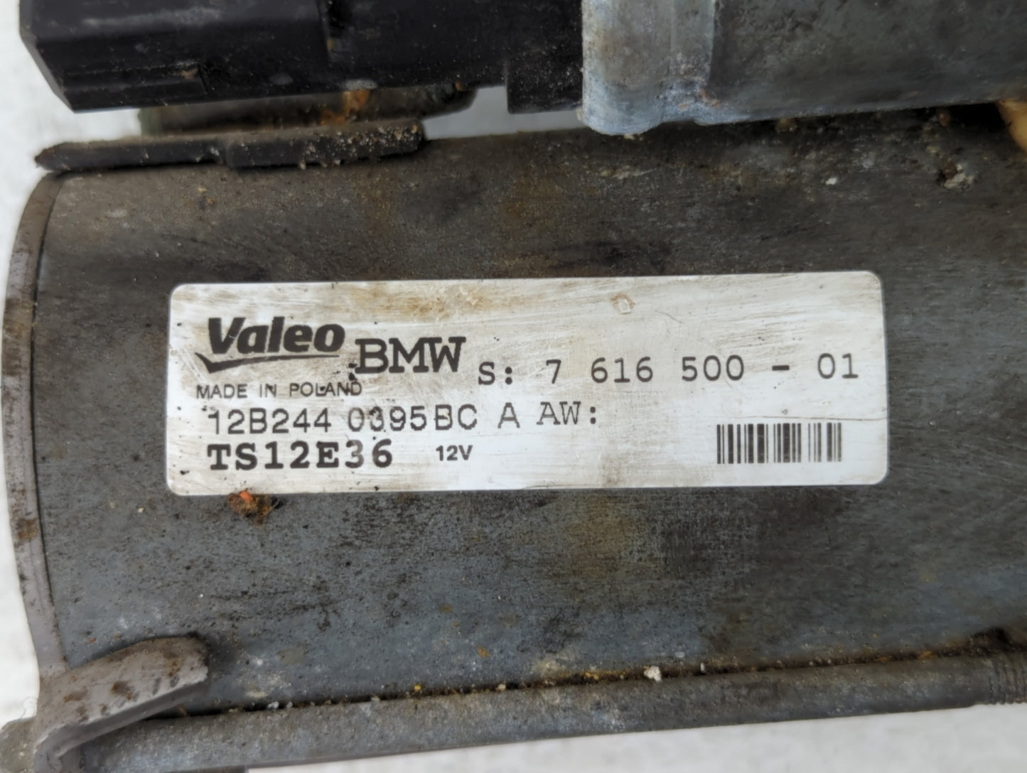 2011-2013 Bmw X5 Car Starter Motor Solenoid OEM P/N:TS12E36 12B244 0395BC Fits Fits 2011 2012 2013 2014 2015 2016 OEM Used A