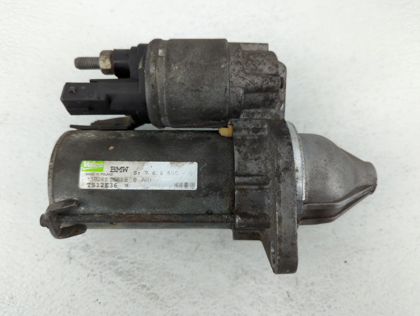 2011-2013 Bmw X5 Car Starter Motor Solenoid OEM P/N:11B263 5052B TS12E36 Fits Fits 2011 2012 2013 2014 2015 2016 OEM Used Au