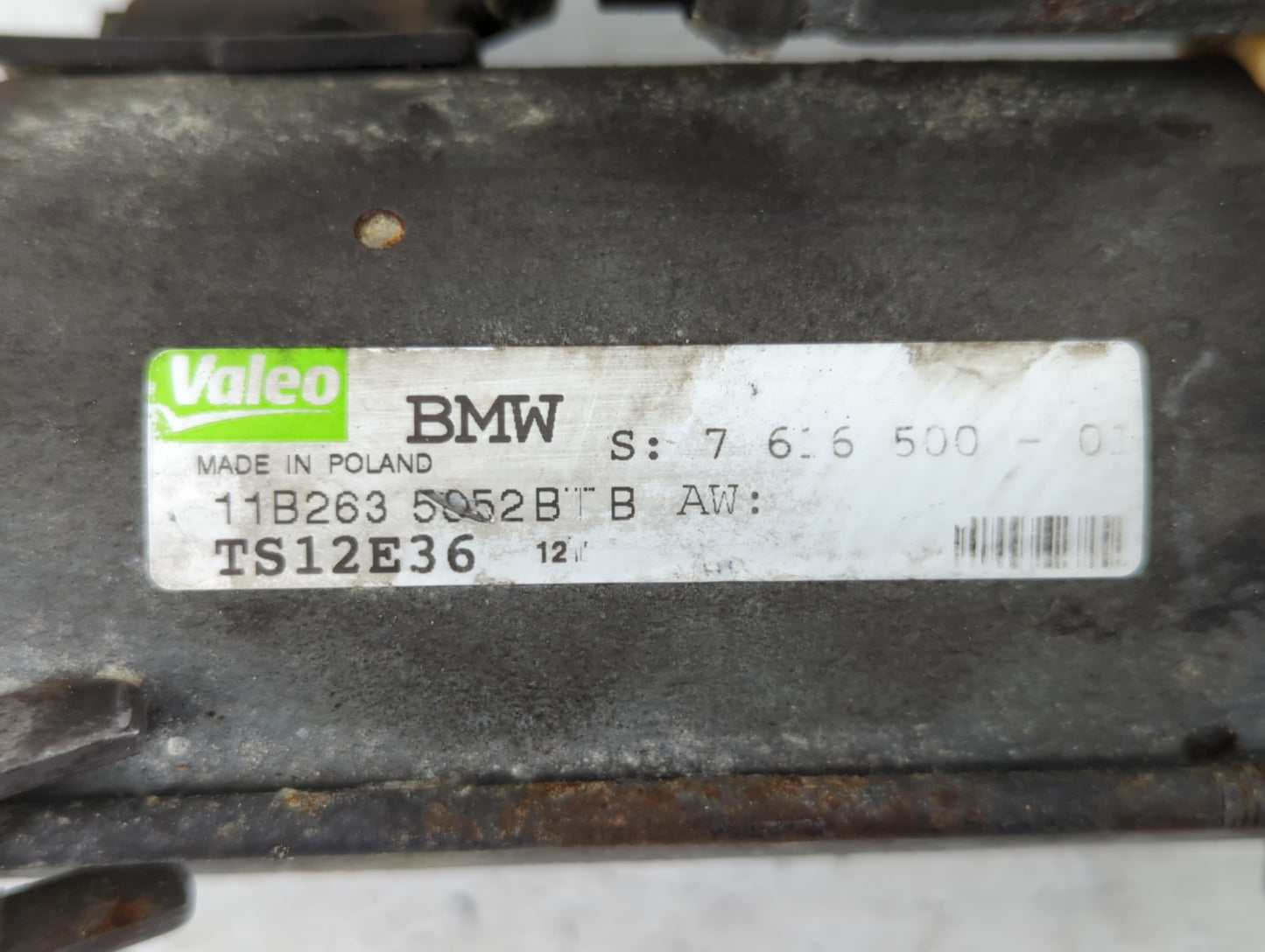 2011-2013 Bmw X5 Car Starter Motor Solenoid OEM P/N:11B263 5052B TS12E36 Fits Fits 2011 2012 2013 2014 2015 2016 OEM Used Au