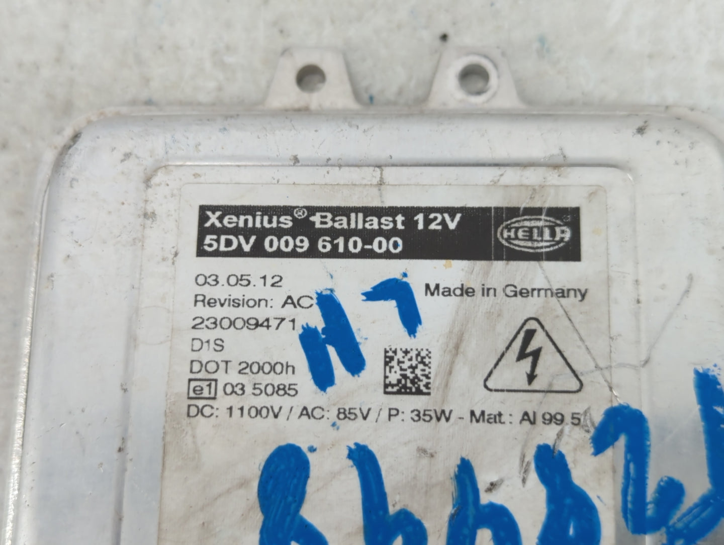2011-2013 Bmw X5 Headlight Ballast Head Light - Oemusedautoparts1.com