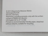 2013 Bmw X5 Owners Manual Book Guide OEM Used Auto Parts - Oemusedautoparts1.com