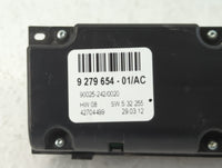 2007-2013 Bmw X5 Climate Control Module Temperature AC/Heater Replacement P/N:9 279 654-01 90025-242 Fits OEM Used Auto Part