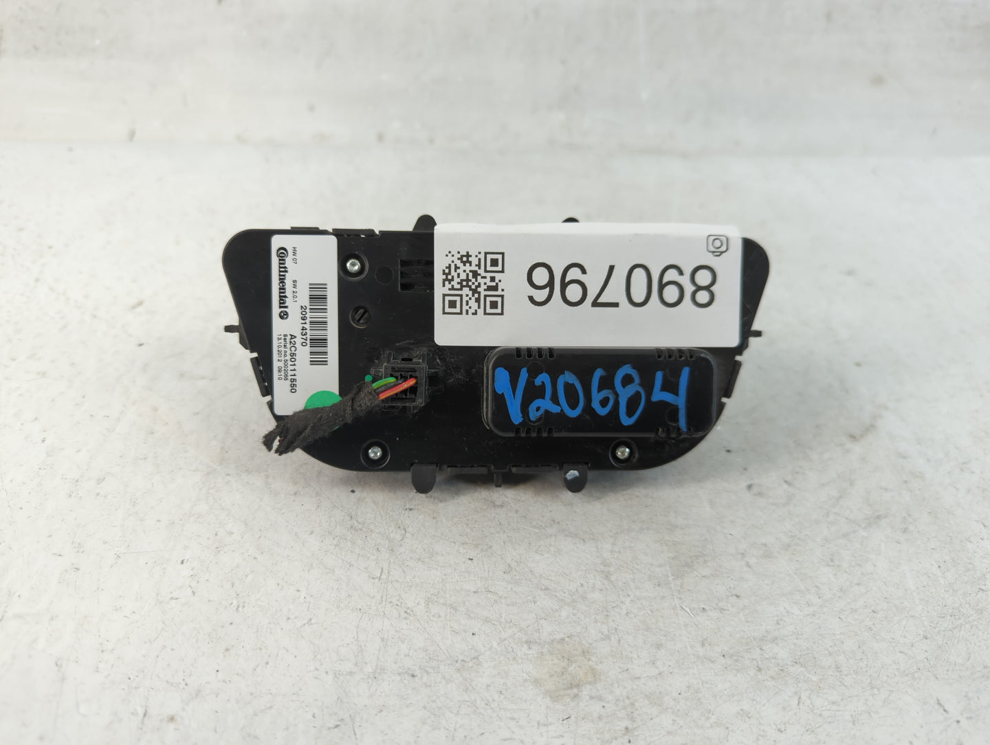 2007-2013 Bmw X5 Climate Control Module Temperature AC/Heater Replacement P/N:20914370 Fits OEM Used Auto Parts - Oemusedaut