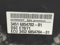 2008-2014 Bmw X6 Anti-Lock Brake ABS Pump Module Actuator OEM P/N:6854702-01 Fits Fits 2007 2008 2009 2010 2011 2012 2013 20