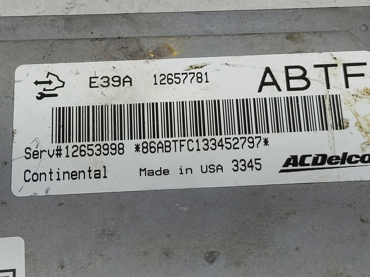 2013-2016 Buick Enclave PCM Engine Control Computer ECU ECM PCU OEM P/N:12657781 12655478 Fits Fits 2013 2014 2015 2016 OEM 