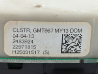 2013 Buick Enclave Instrument Cluster Speedometer Gauges P/N:22971815 Fits OEM Used Auto Parts - Oemusedautoparts1.com