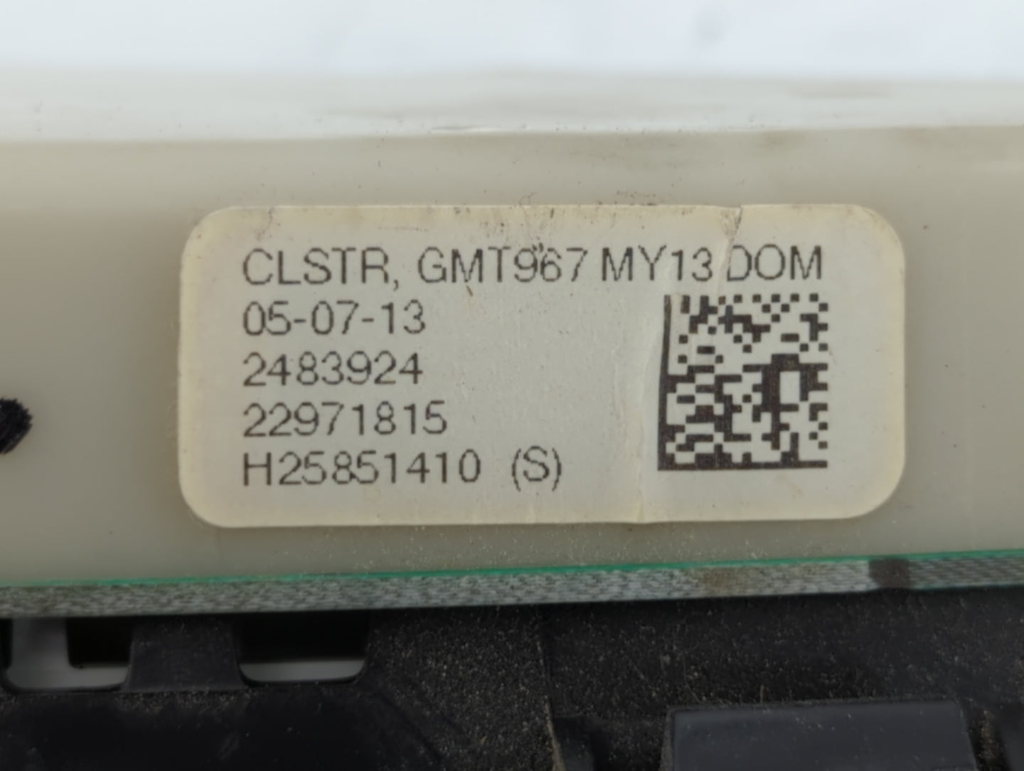 2013 Buick Enclave Instrument Cluster Speedometer Gauges P/N:2483924 GMT967 Fits OEM Used Auto Parts - Oemusedautoparts1.com