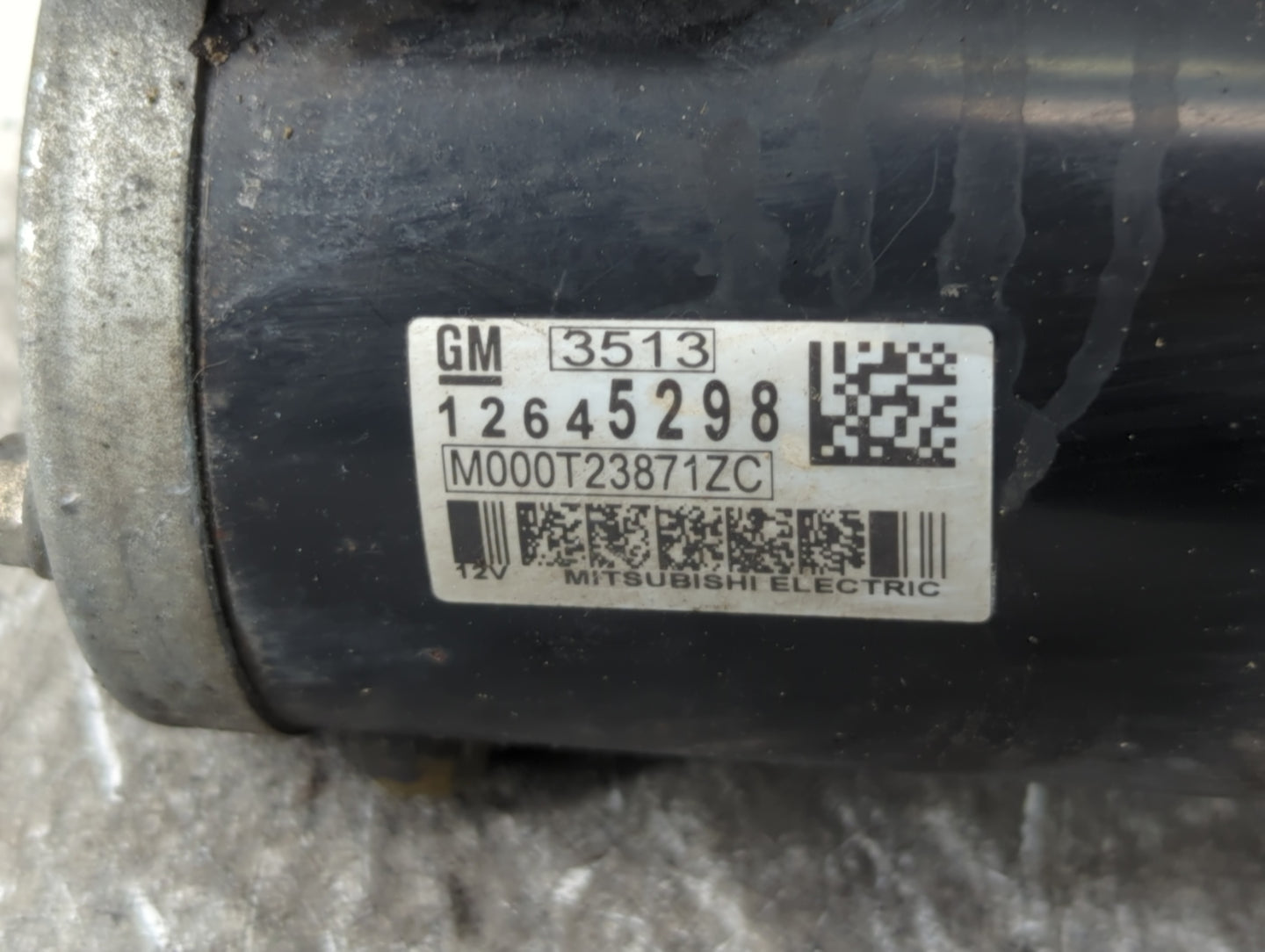 2008-2017 Buick Enclave Car Starter Motor Solenoid OEM P/N:M000T23871ZC 12645298 Fits OEM Used Auto Parts - Oemusedautoparts