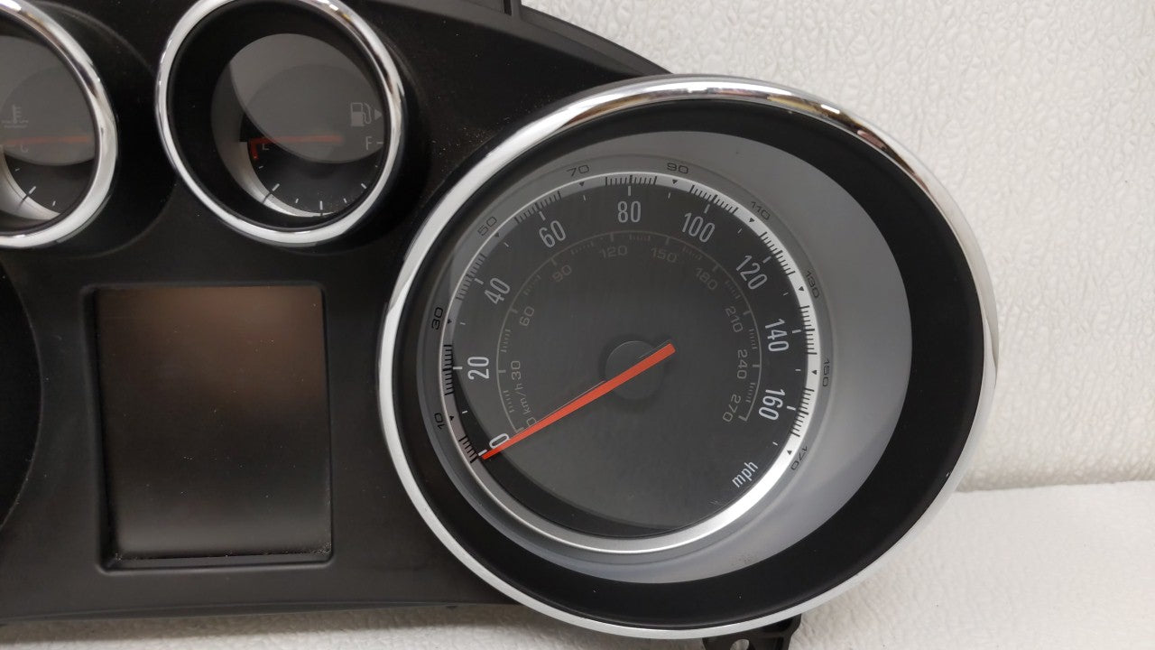 2013 Buick Encore Instrument Cluster Speedometer Gauges P/N:95323180 95136693 Miles: Fits OEM Used Auto Parts - Oemusedautop