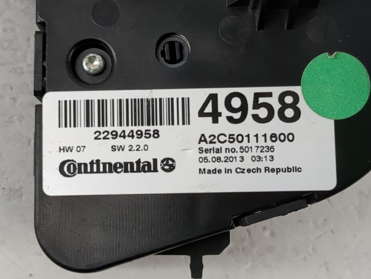 2013-2014 Buick Encore Radio AM FM Cd Player Receiver Replacement P/N:22944958 Fits Fits 2013 2014 OEM Used Auto Parts - Oem