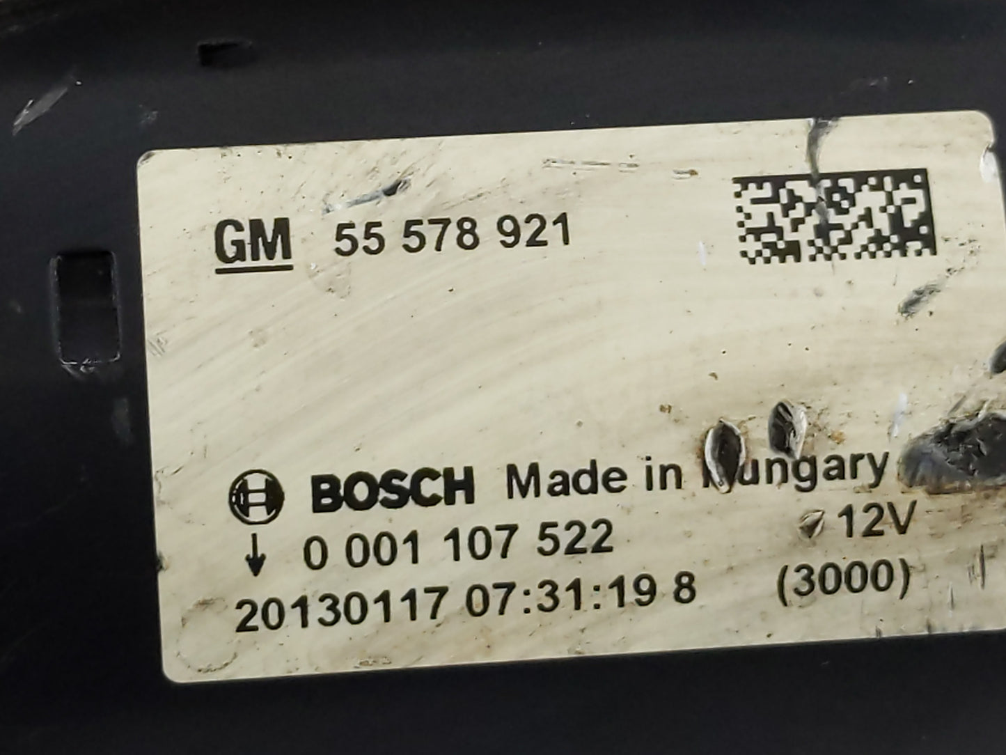 2013 Buick Encore Car Starter Motor Solenoid OEM P/N:55 578 921 Fits Fits 2011 2012 2014 2015 2016 2017 2018 2019 2020 2021 