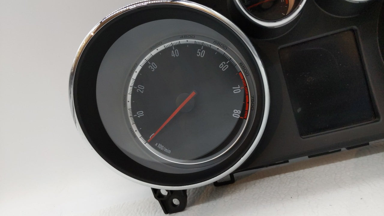 2013 Buick Encore Instrument Cluster Speedometer Gauges P/N:95323180 Fits OEM Used Auto Parts - Oemusedautoparts1.com