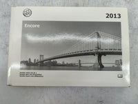 2013 Buick Encore Owners Manual Book Guide P/N:22789122 22744236 OEM Used Auto Parts - Oemusedautoparts1.com