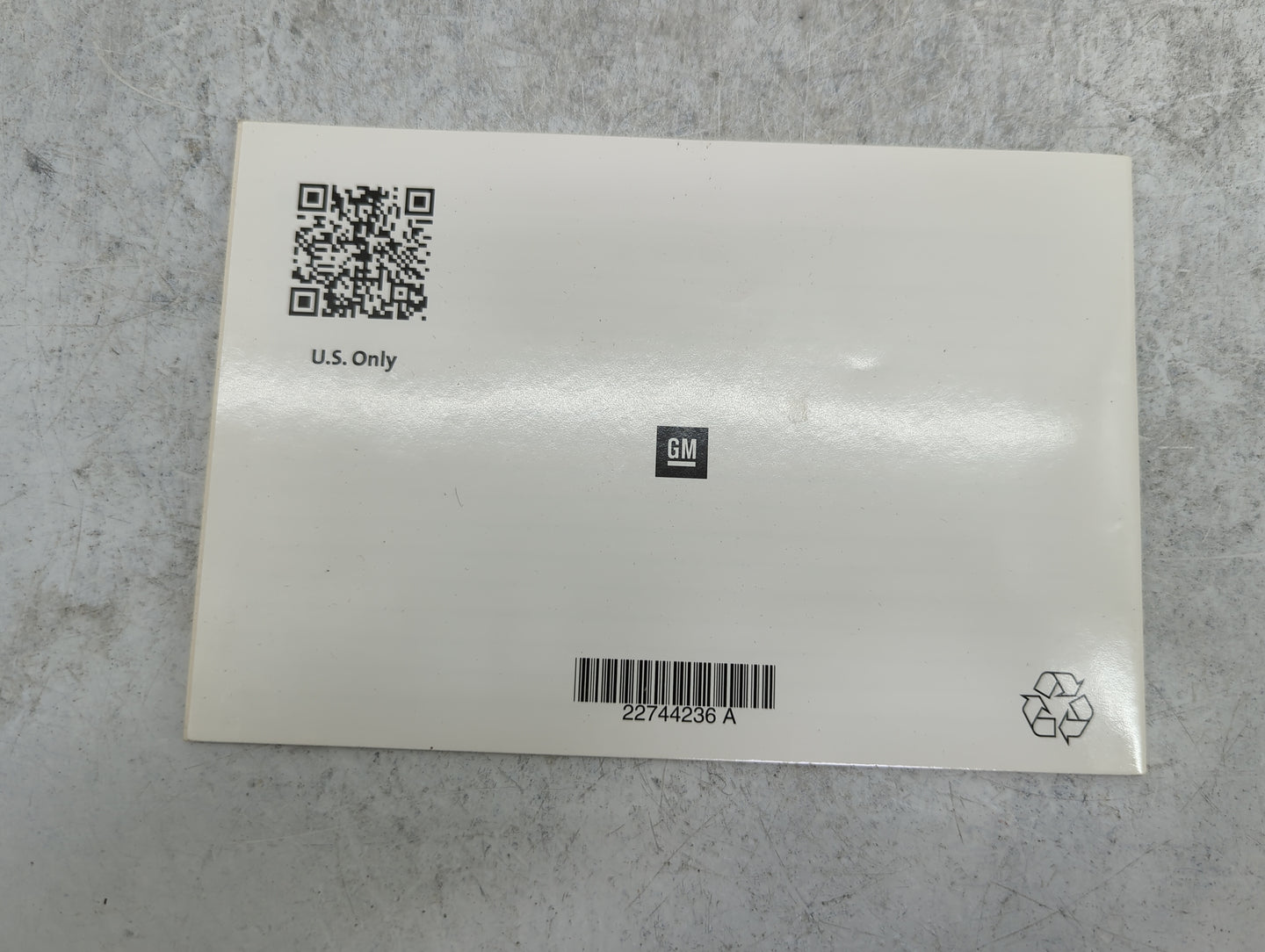 2013 Buick Encore Owners Manual Book Guide P/N:22789122 22744236 OEM Used Auto Parts - Oemusedautoparts1.com