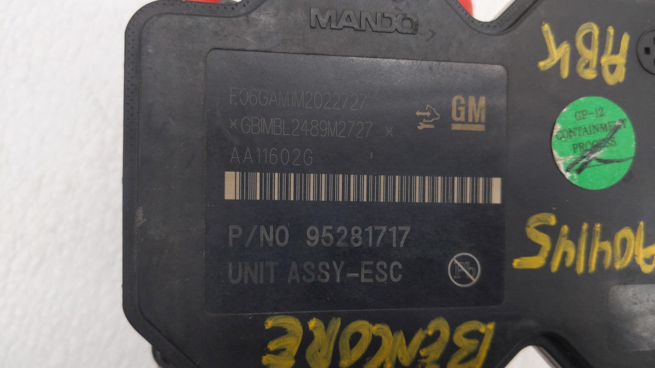 2013 Buick Encore ABS Pump Control Module Replacement P/N:95281717 Fits OEM Used Auto Parts - Oemusedautoparts1.com