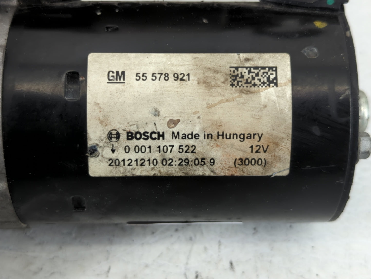 2013 Buick Encore Car Starter Motor Solenoid OEM P/N:55 578 921 Fits Fits 2011 2012 2014 2015 2016 2017 2018 2019 2020 2021 