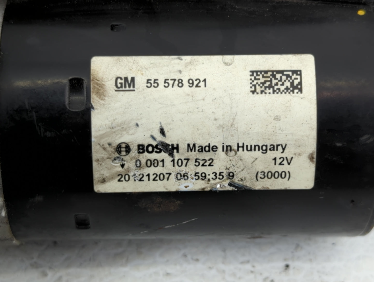 2013 Buick Encore Car Starter Motor Solenoid OEM P/N:55 578 921 Fits Fits 2011 2012 2014 2015 2016 2017 2018 2019 2020 2021 