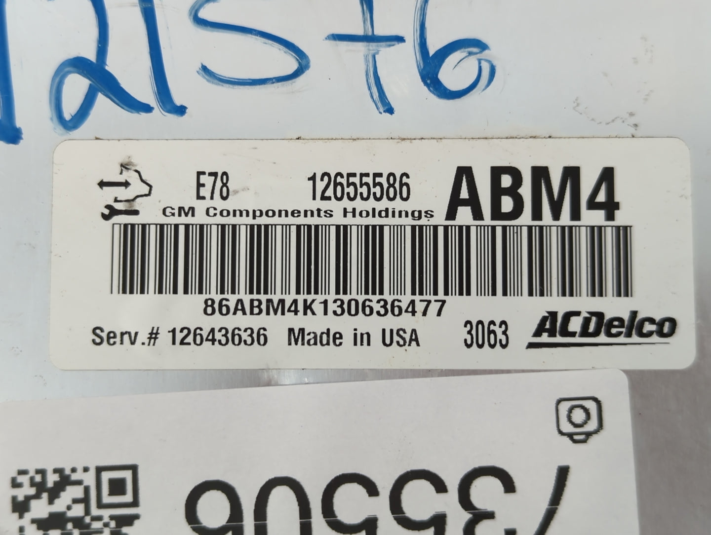 2013-2016 Buick Encore PCM Engine Control Computer ECU ECM PCU OEM P/N:12655586 12643636 Fits Fits 2011 2012 2013 2014 2015 