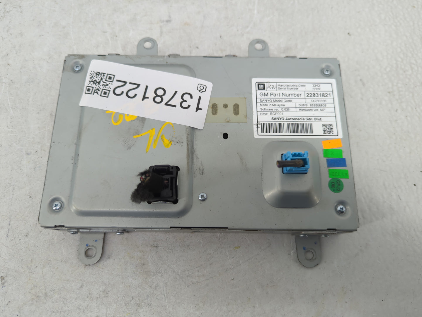 2010-2011 Buick Lacrosse Information Display Screen - Oemusedautoparts1.com
