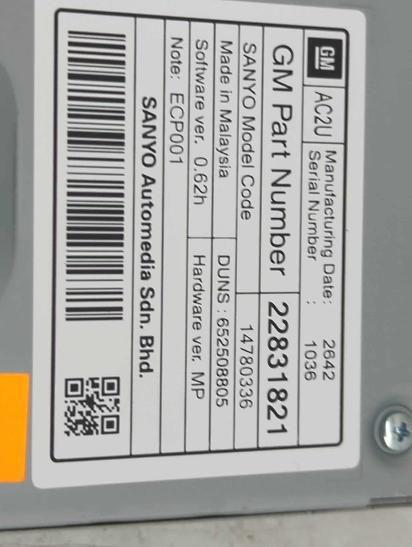 2010-2013 Buick Lacrosse Information Display Screen - Oemusedautoparts1.com