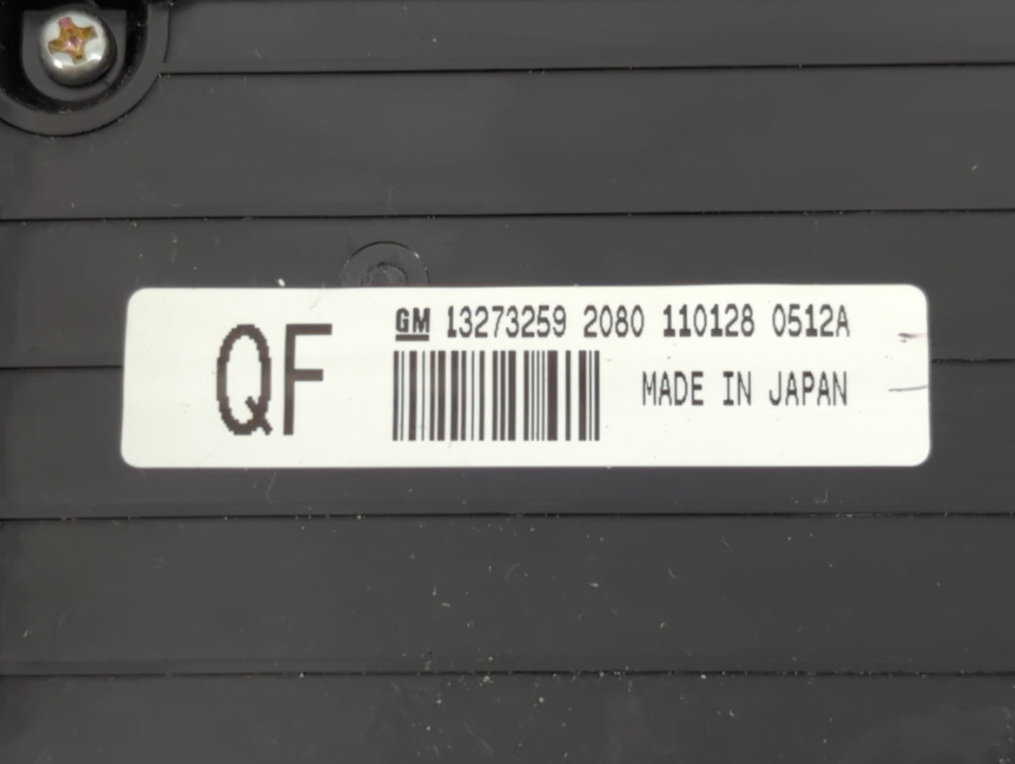 2011-2013 Buick Regal Climate Control Module Temperature AC/Heater Replacement P/N:13273259 Fits Fits 2011 2012 2013 OEM Use