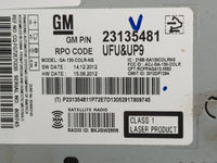 2013 Buick Regal Radio AM FM Cd Player Receiver Replacement P/N:23135481 Fits OEM Used Auto Parts - Oemusedautoparts1.com