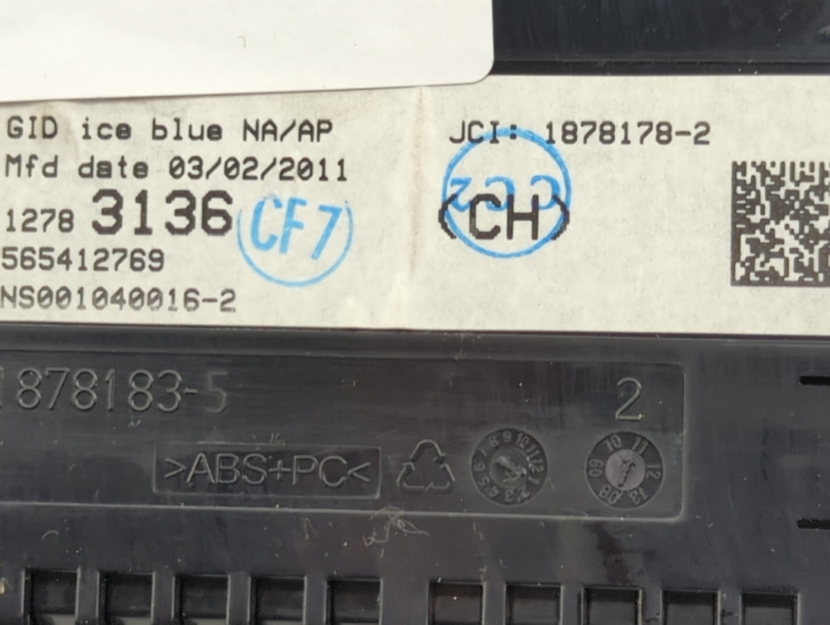 2012-2013 Buick Regal Information Radio Display Screen 1446716 - Oemusedautoparts1.com