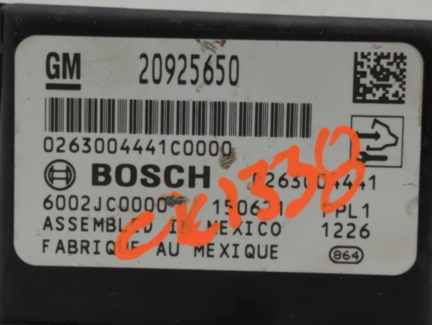 2013-2017 Buick Regal Chassis Control Module Ccm Bcm Body Control - Oemusedautoparts1.com