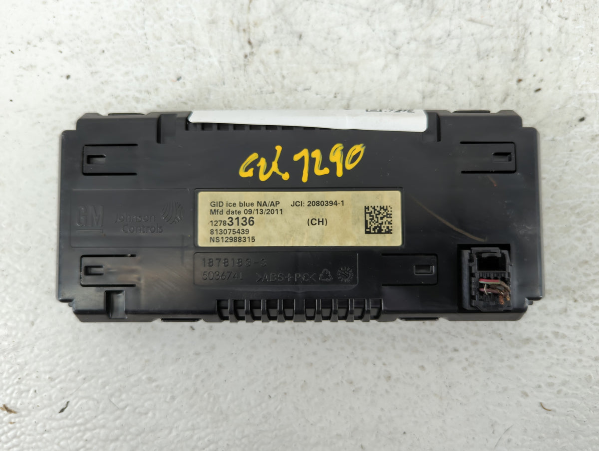 2012-2013 Buick Regal Information Radio Display Screen - Oemusedautoparts1.com