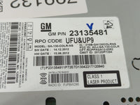 2012-2013 Buick Regal Radio AM FM Cd Player Receiver Replacement P/N:23135481 Fits Fits 2012 2013 OEM Used Auto Parts - Oemu