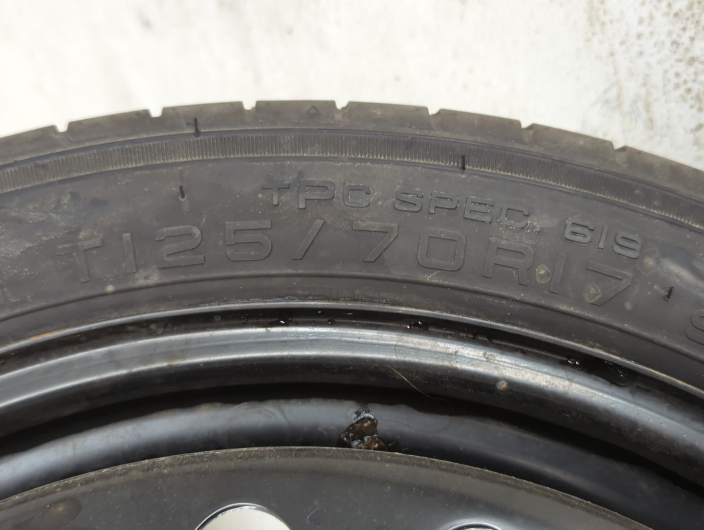 2011-2017 Buick Regal Spare Donut Tire Wheel Rim Oem - Oemusedautoparts1.com